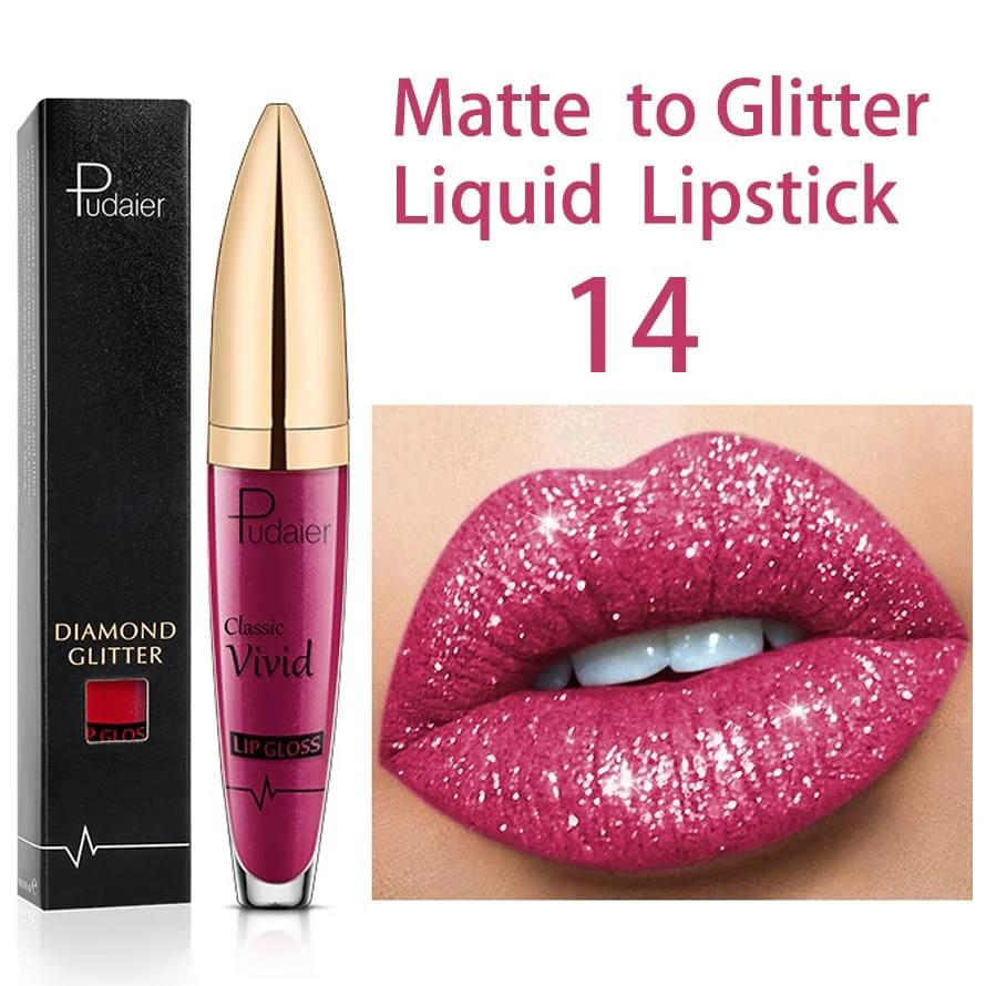 🎁BUY 3 PAY 2 TODAY!🎁18 Color Diamond Shiny Long Lasting Lip Gloss👄 - Image 22
