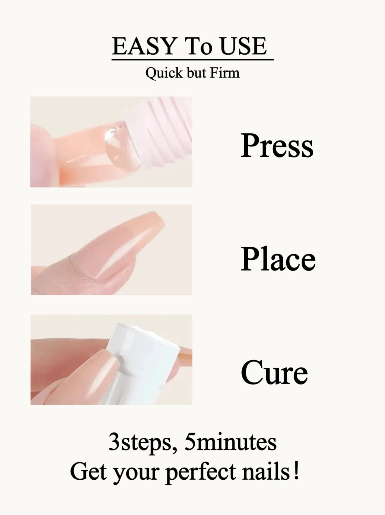 🔥Hot Sale 49% OFF🔥Magic Solid Nail Glue Kit 3-In-1 Nail Art Kits - Image 4