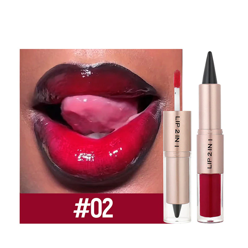 💥🎁LAST DAY BUY 1 GET 1 FREE!!🔥3-in-1 Matte Lipstick & Shine Lip Gloss - Image 10