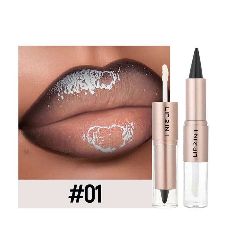 💥🎁LAST DAY BUY 1 GET 1 FREE!!🔥3-in-1 Matte Lipstick & Shine Lip Gloss - Image 9