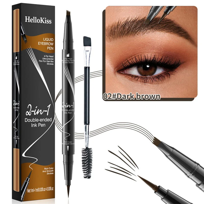 【🎉LAST DAY BUY 2 GET 1 FREE🎉】2-In-1 Waterproof Long-Lasting Eyebrow Pen - Image 16