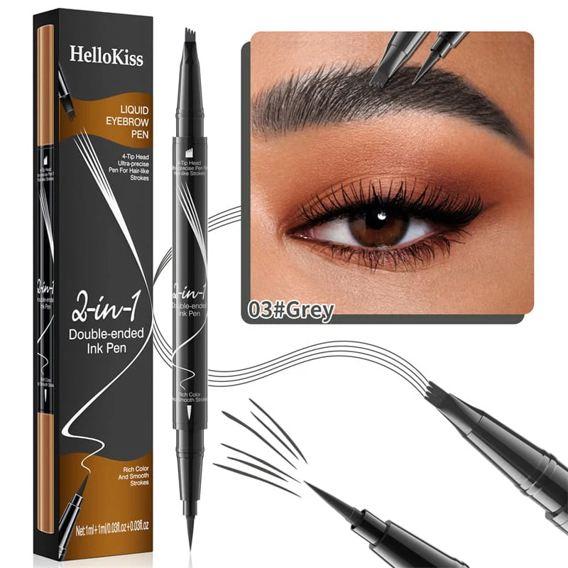 【🎉LAST DAY BUY 2 GET 1 FREE🎉】2-In-1 Waterproof Long-Lasting Eyebrow Pen - Image 17