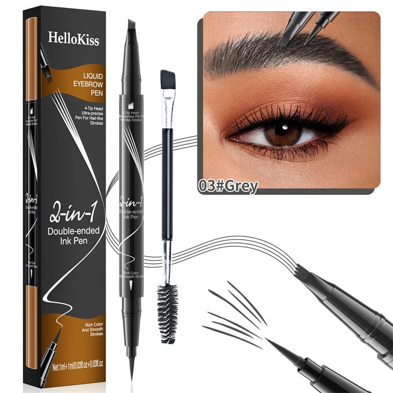 【🎉LAST DAY BUY 2 GET 1 FREE🎉】2-In-1 Waterproof Long-Lasting Eyebrow Pen - Image 18