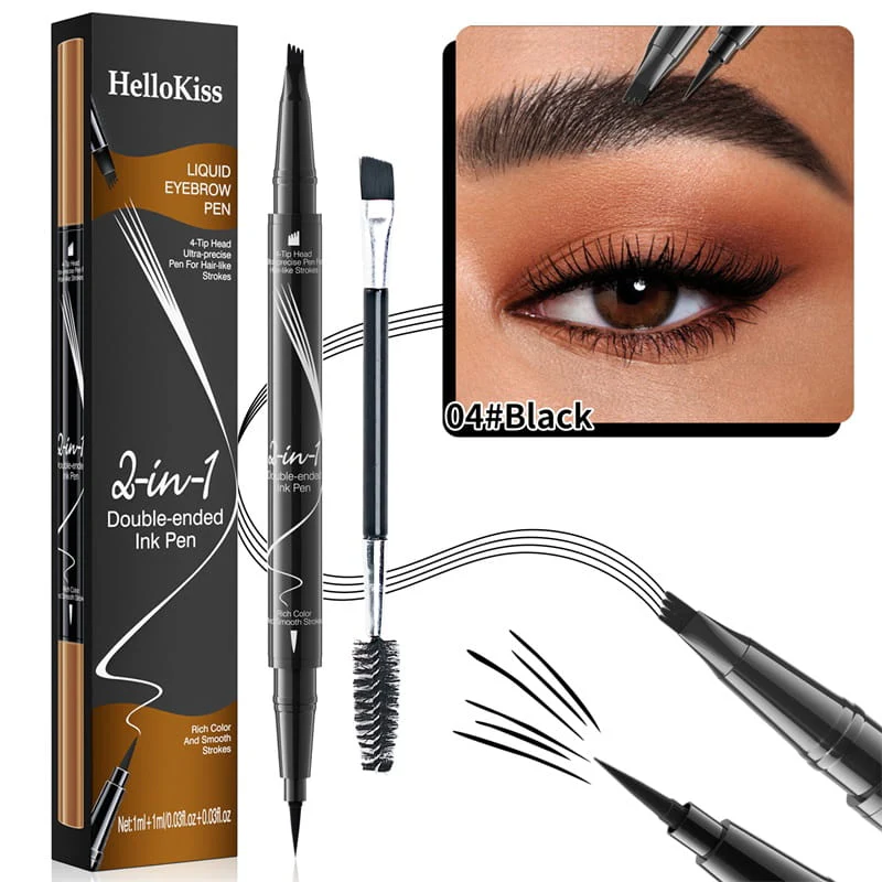 【🎉LAST DAY BUY 2 GET 1 FREE🎉】2-In-1 Waterproof Long-Lasting Eyebrow Pen - Image 20