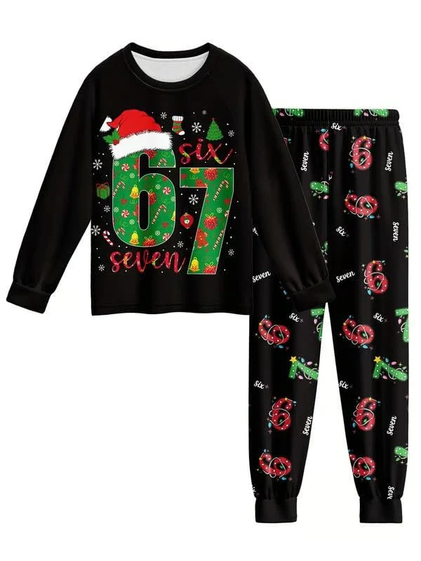 🎄2025 Christmas Sales🎅#67 Christmas Kids Pajama Set - Image 9