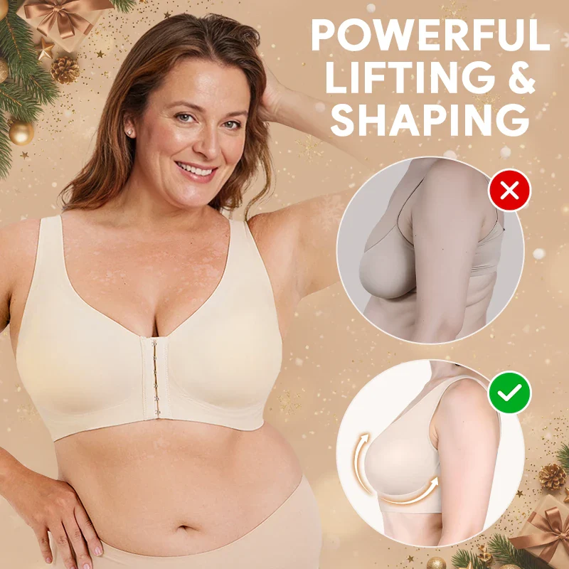 💖LAST DAY SALE 65% OFF💖Front Buckle Cross Wireless Posture Shaping Bra