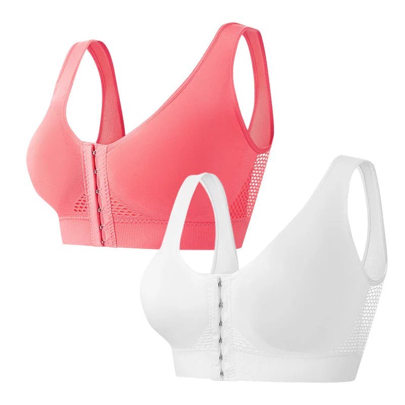 💖LAST DAY SALE 65% OFF💖Front Buckle Cross Wireless Posture Shaping Bra - Image 15