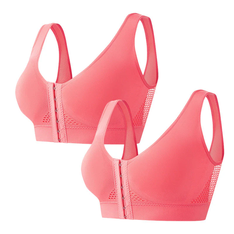 💖LAST DAY SALE 65% OFF💖Front Buckle Cross Wireless Posture Shaping Bra - Image 22