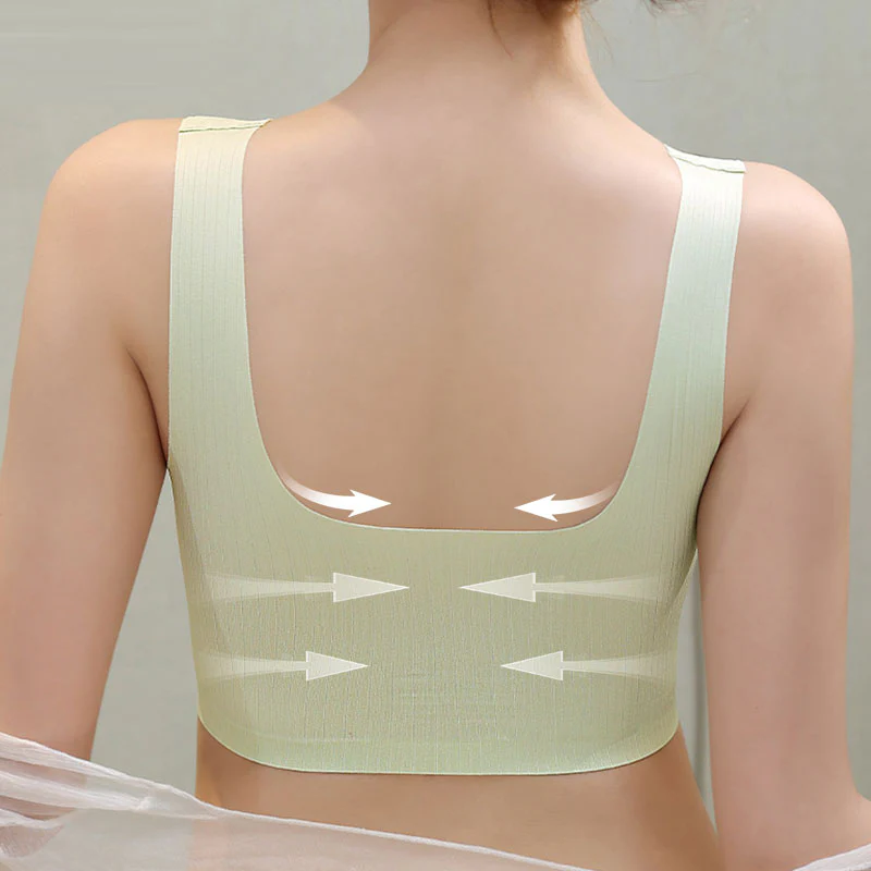 3D Lace Bra with Fixed Padding for Middle-Aged Women - Image 4