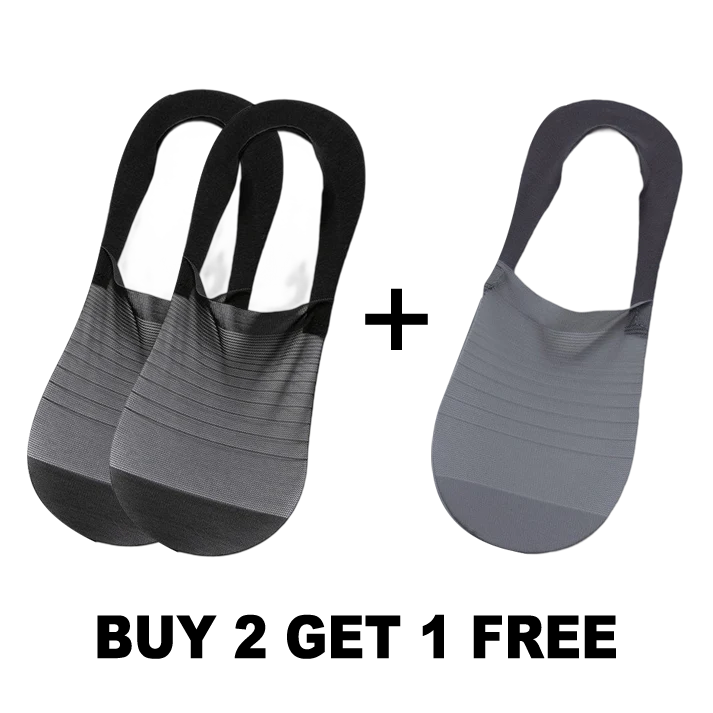 🔥BUY 2 GET 1 FREE / BUY 5 GET 5 FREE!!🔥High-quality Ice Silk No-Show Socks Set - Image 24