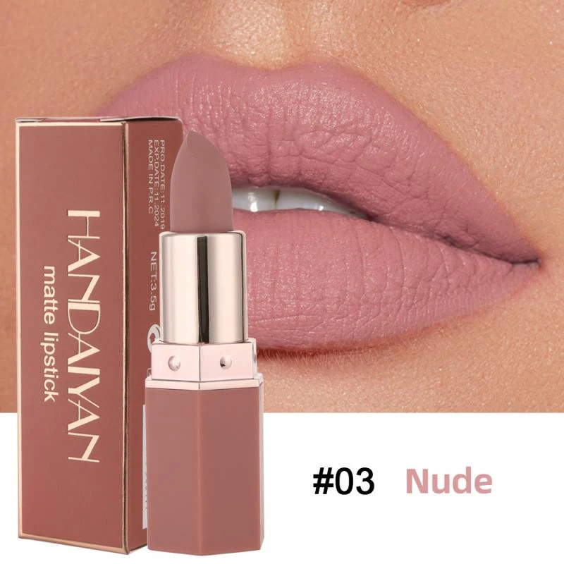 6 Colors Deep Moisturizing Matte Lipstick - Image 12