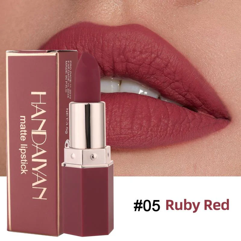 6 Colors Deep Moisturizing Matte Lipstick - Image 14
