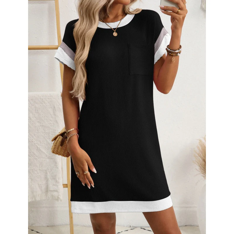 🔥2025 Last Day Sale 50% OFF⏳Women's T-Shirt A-Line Mini Dress - Image 17