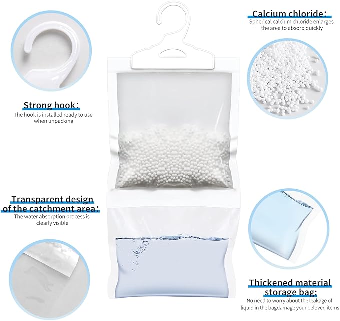 🔥 LSAT DAY SALE 70% OFF!!🔥 Interior Hanging Wardrobe Reusable Dehumidifiers - Image 3