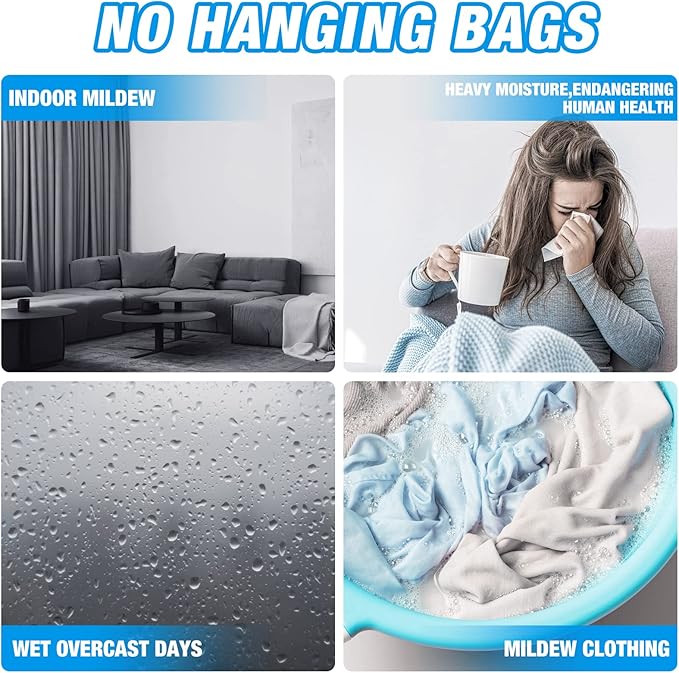 🔥 LSAT DAY SALE 70% OFF!!🔥 Interior Hanging Wardrobe Reusable Dehumidifiers - Image 7