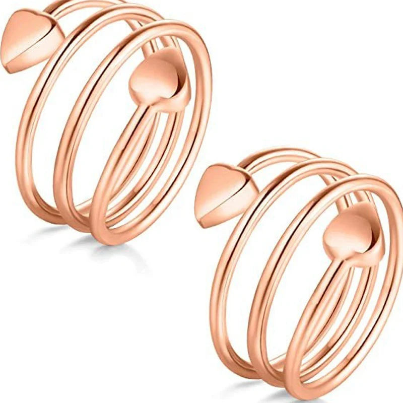✨Adjustable Spiral Heart Copper Ring💓💍 - Image 10