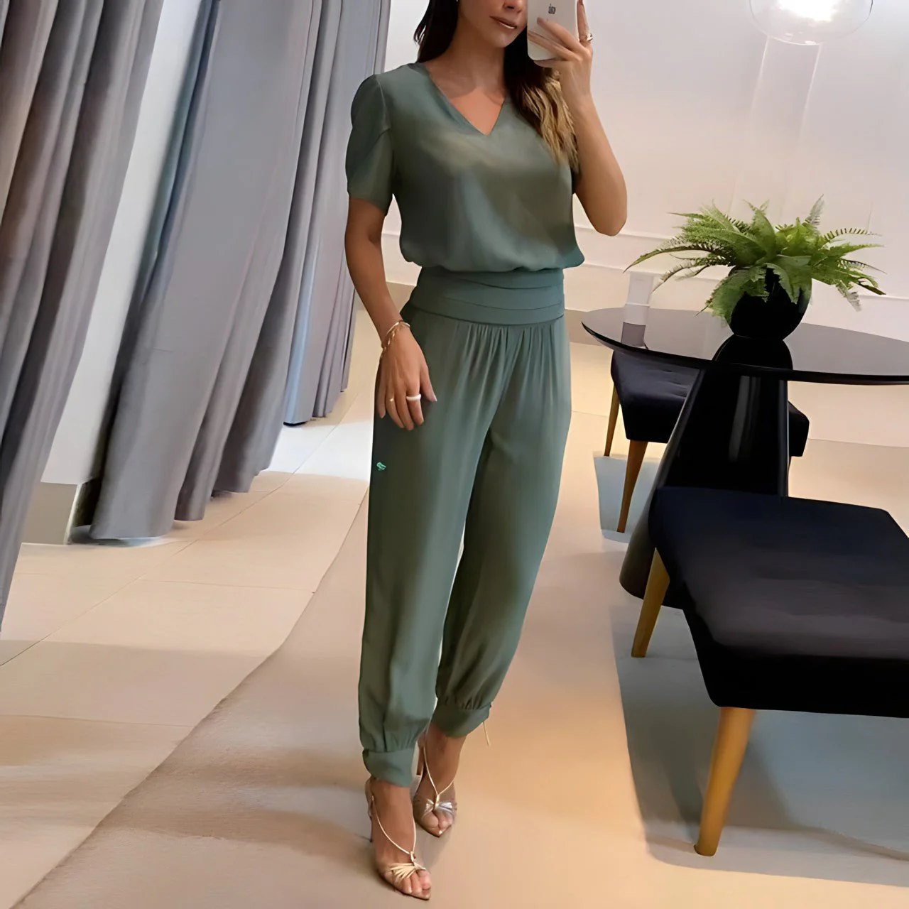 💋HOT SALE 49% OFF💋Elegant and comfortable short-sleeved two-piece set - Image 7