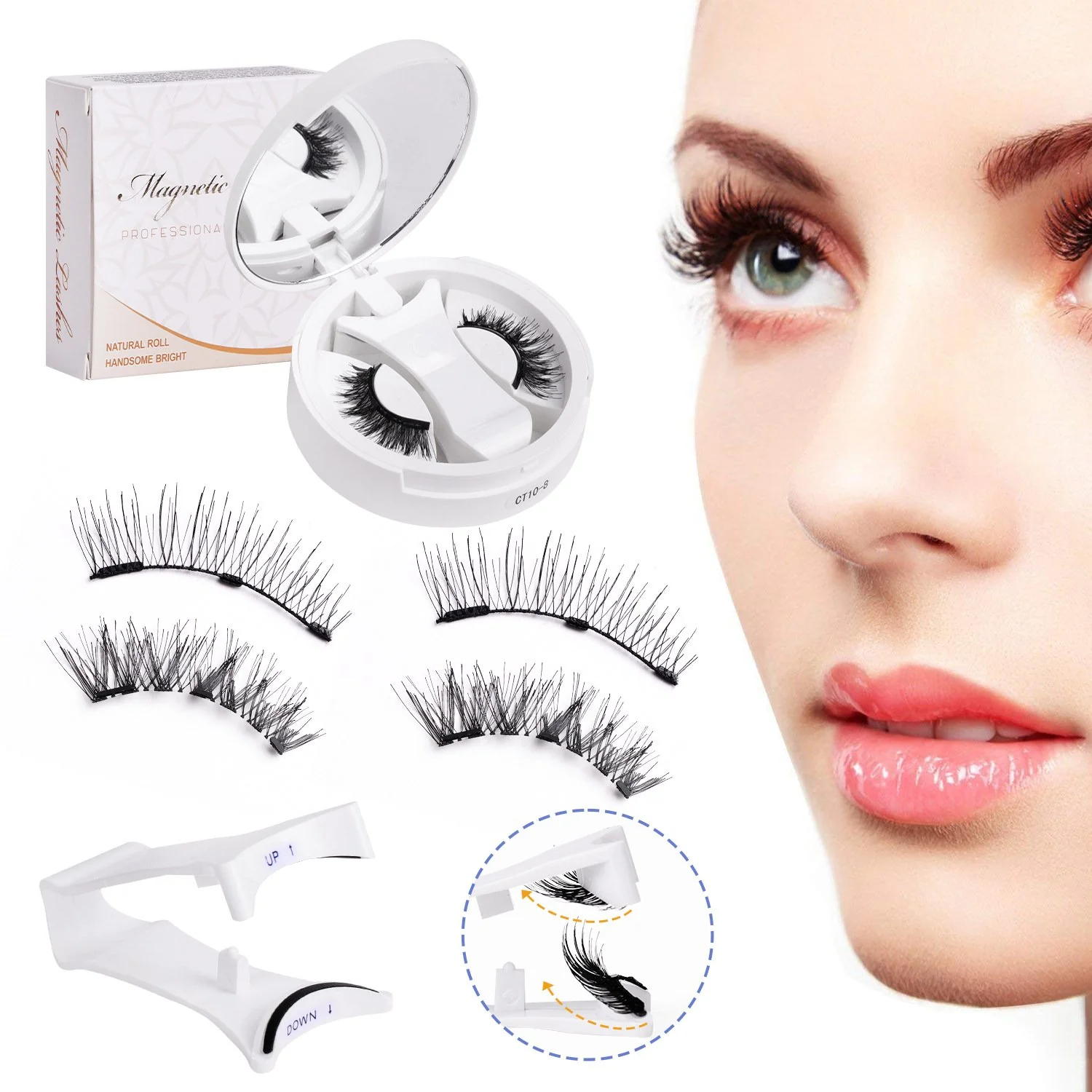 💖LAST DAY PROMOTION: BUY 1 GET 1 FREE!!💖Soft Magnetic Eyelashes All-in-One Box, Reusable - Image 15