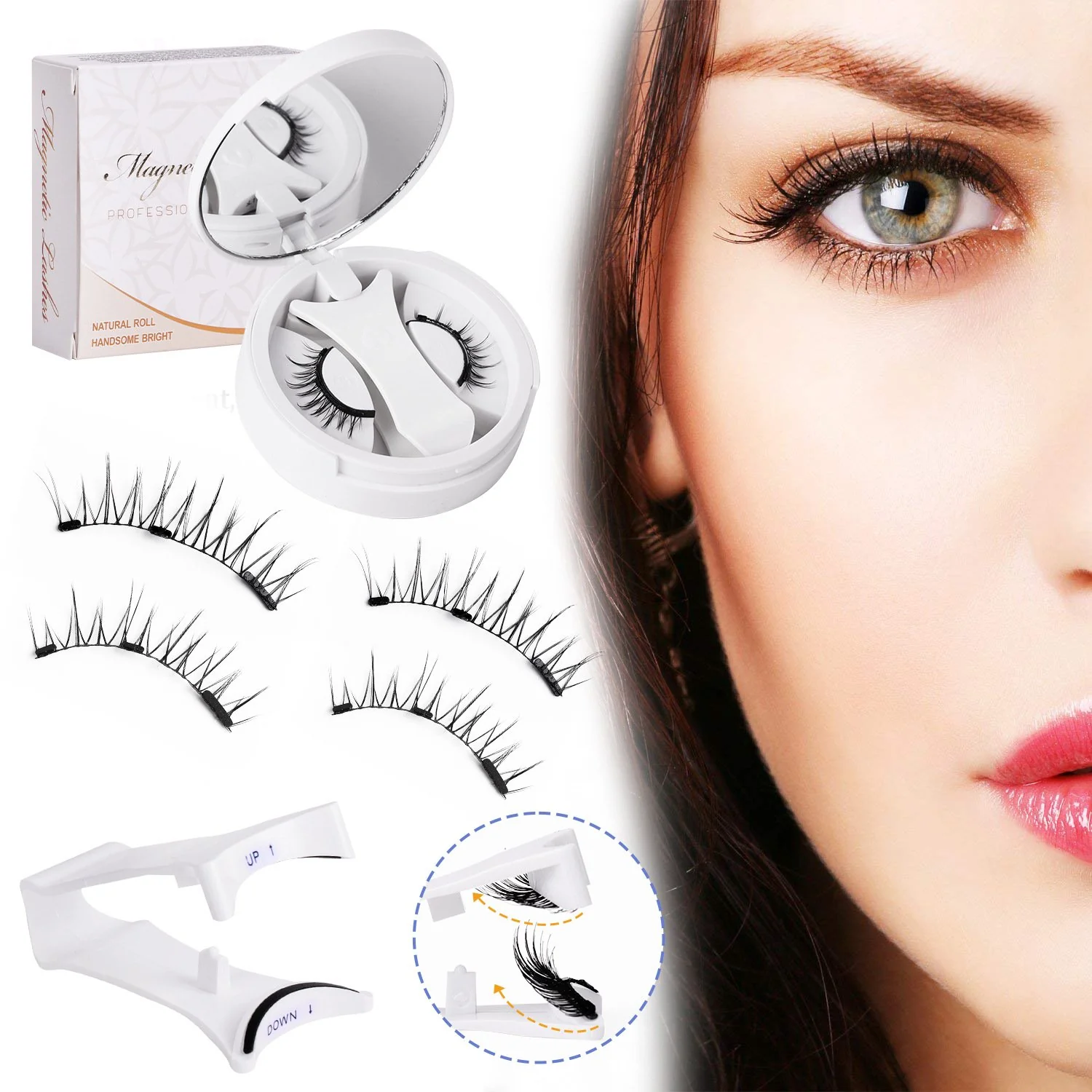 💖LAST DAY PROMOTION: BUY 1 GET 1 FREE!!💖Soft Magnetic Eyelashes All-in-One Box, Reusable - Image 16