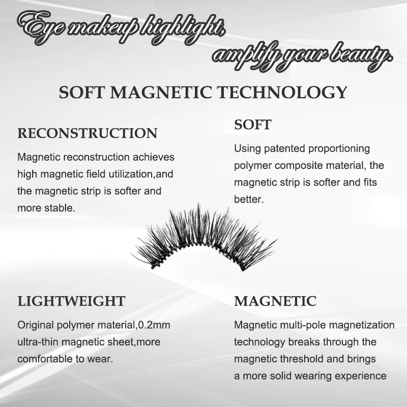 💖LAST DAY PROMOTION: BUY 1 GET 1 FREE!!💖Soft Magnetic Eyelashes All-in-One Box, Reusable - Image 17