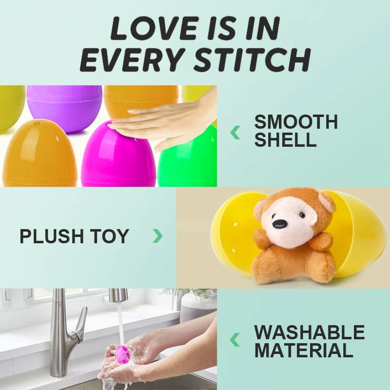 🎁Easter Hot Sale 50% OFF🎁Pre-filled Easter Eggs with Stuffed Animal Toys - Image 6