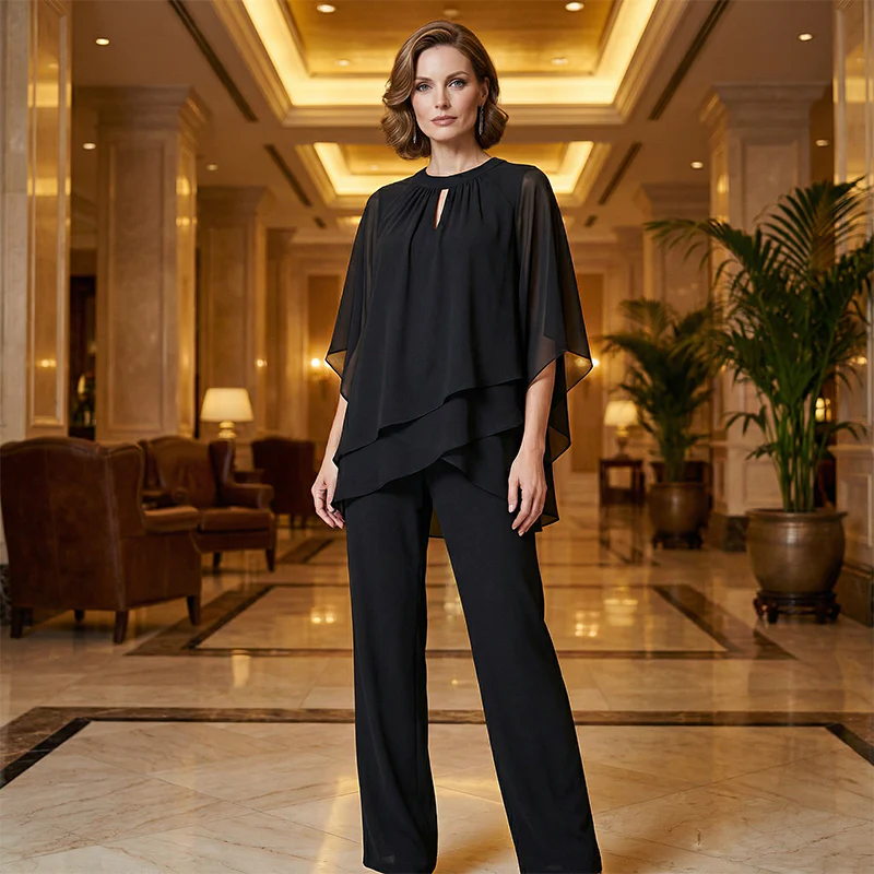 ⏳Limited-time 50% off⏰Elegant Asymmetrical Two-Piece Pant Set👚👖 - Image 4