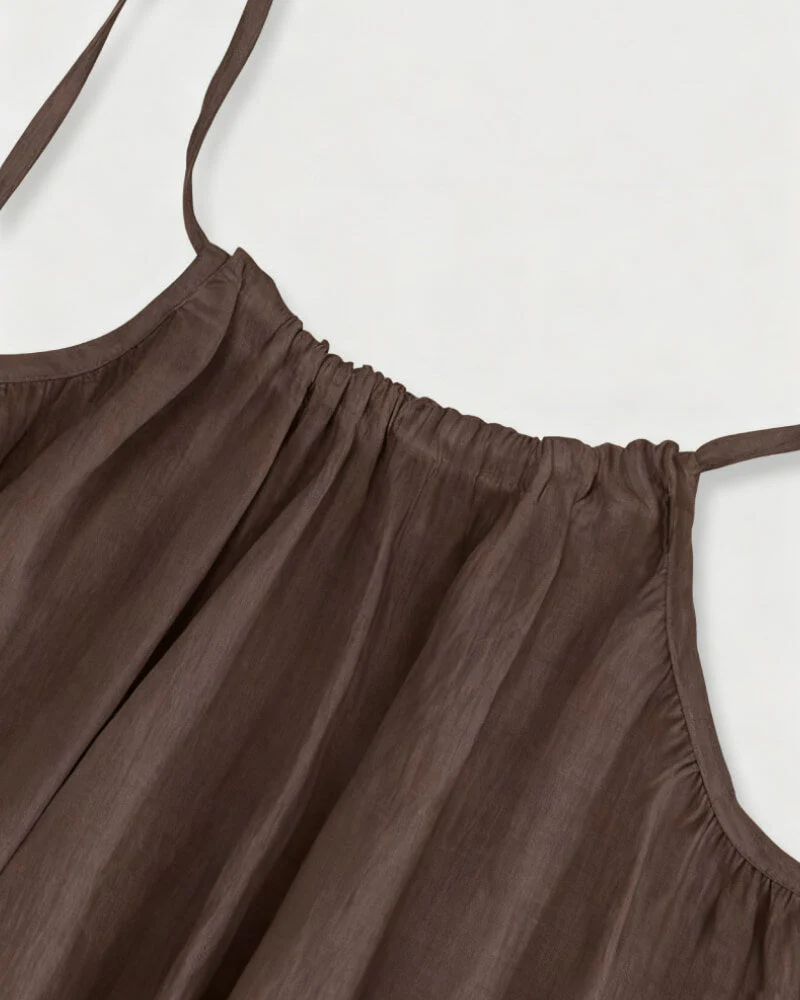 💕LAST DAY SALE: ONLY ￡12.99!!💃Women's Solid Color Backless Cami Dress - Image 19