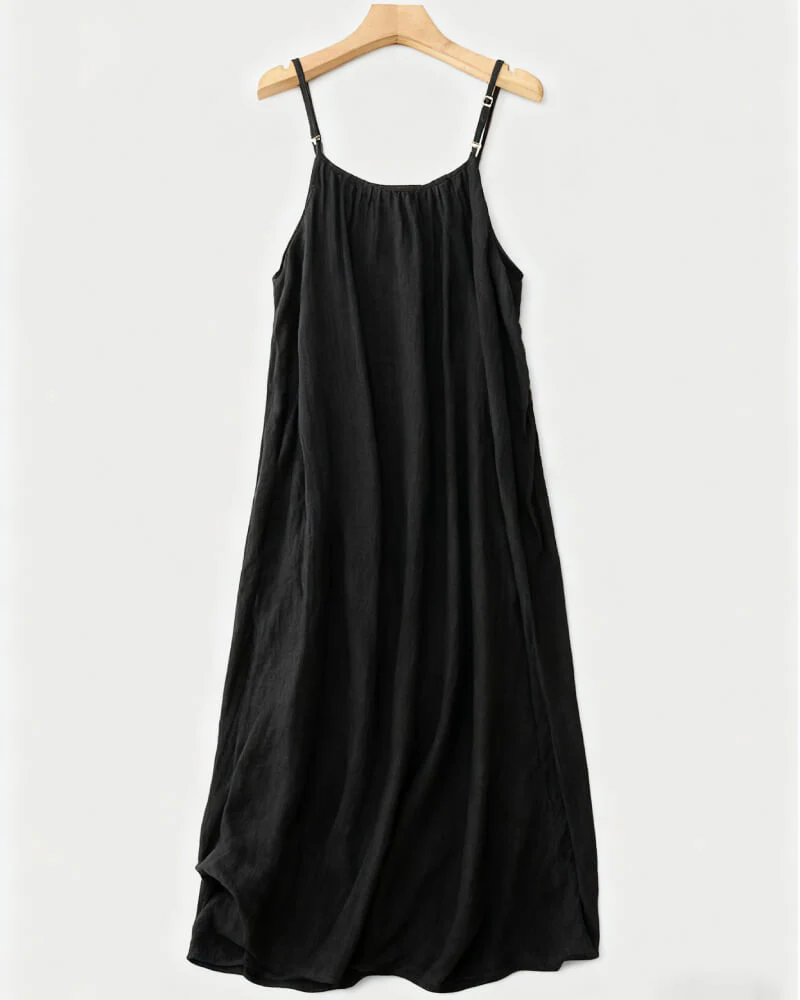💕LAST DAY SALE: ONLY ￡12.99!!💃Women's Solid Color Backless Cami Dress - Image 7