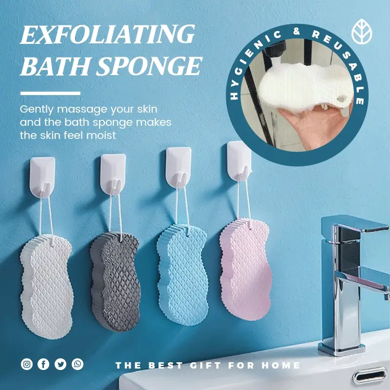 Super Soft Exfoliating Bath Sponge - Image 9