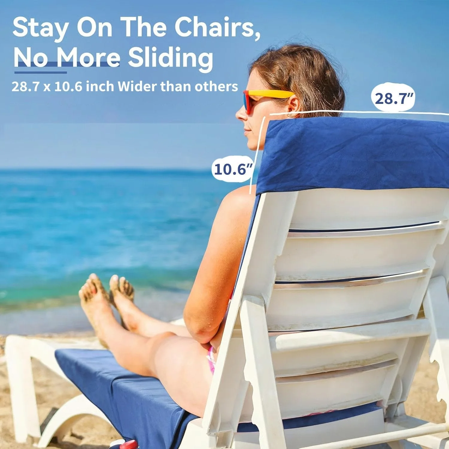 🏖️2026 New Arrivals: 50% OFF for a Limited Time!🌞Sun Lounger Towel in Bag with Pockets Storage🌊 - Image 10