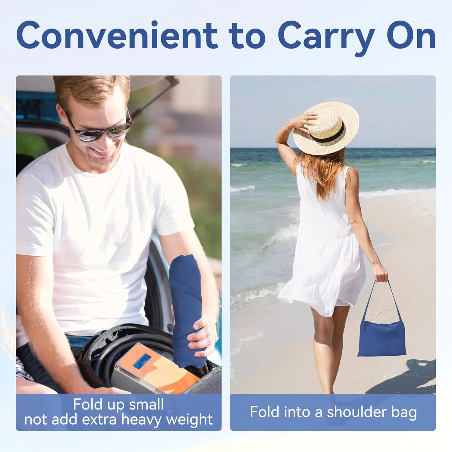 🏖️2026 New Arrivals: 50% OFF for a Limited Time!🌞Sun Lounger Towel in Bag with Pockets Storage🌊 - Image 7