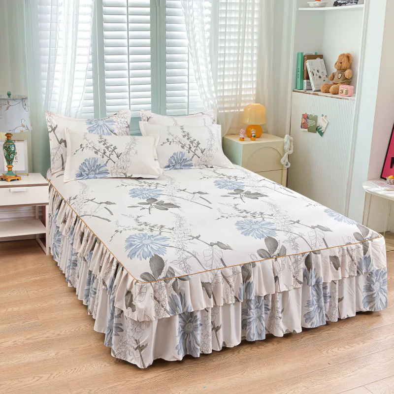 🔥LAST DAY 50% OFF✨3-Piece Ruffled Bed Skirt Set🛏️ - Image 10