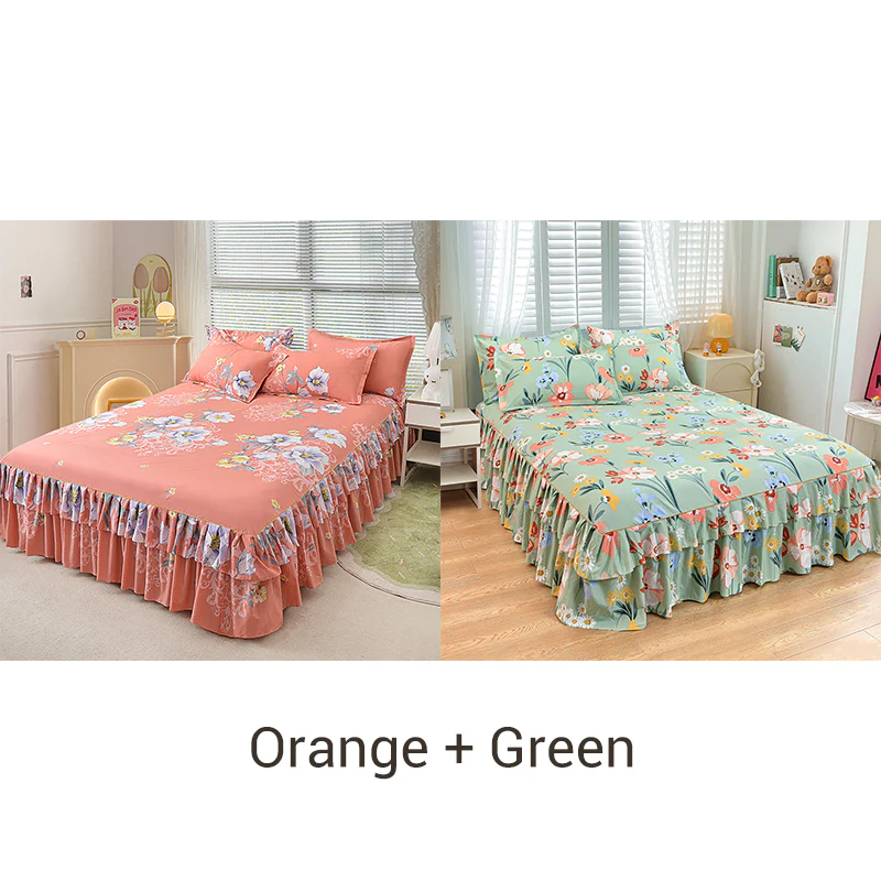 🔥LAST DAY 50% OFF✨3-Piece Ruffled Bed Skirt Set🛏️ - Image 11