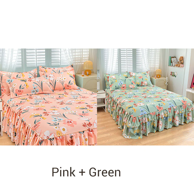 🔥LAST DAY 50% OFF✨3-Piece Ruffled Bed Skirt Set🛏️ - Image 18