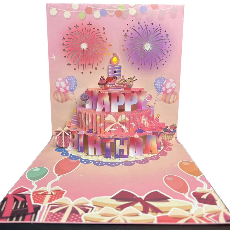 🔥LAST DAY SALE 70% OFF!!🎉3D Pop Up Musical Birthday Card with Lights & Song🎵🎂 - Image 2