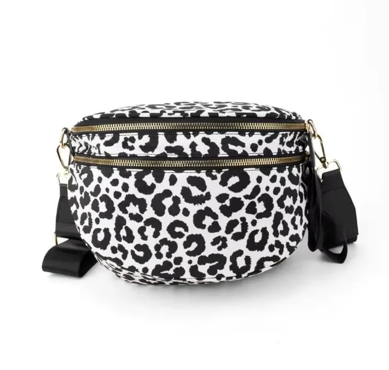 🎁Last Day 49% Off-Black and White Checkered Nylon Bum Bag Plus Size Friendly Fanny Pack - Image 15