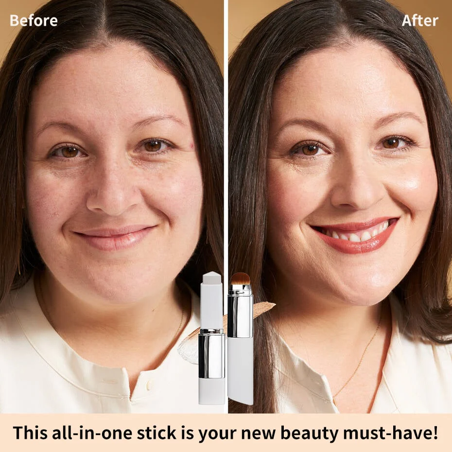 🎁LAST DAY BUY 1 GET 1 FREE!!🎉Cream Stick V White Korean Color-Changing Foundation Stick with Volufiline - Image 4