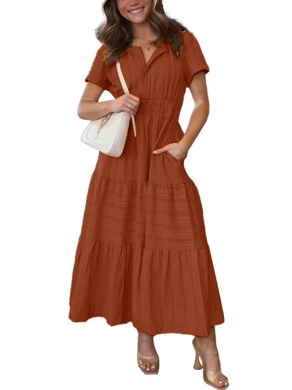🌸Spring Specials🌸Women's Long Flowing A-line Boho Dress - Image 6