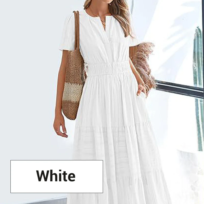 💕SPRING HOT SALE 50% OFF💕Women's Boho Chic Smocked Waist Maxi Dress - Image 13