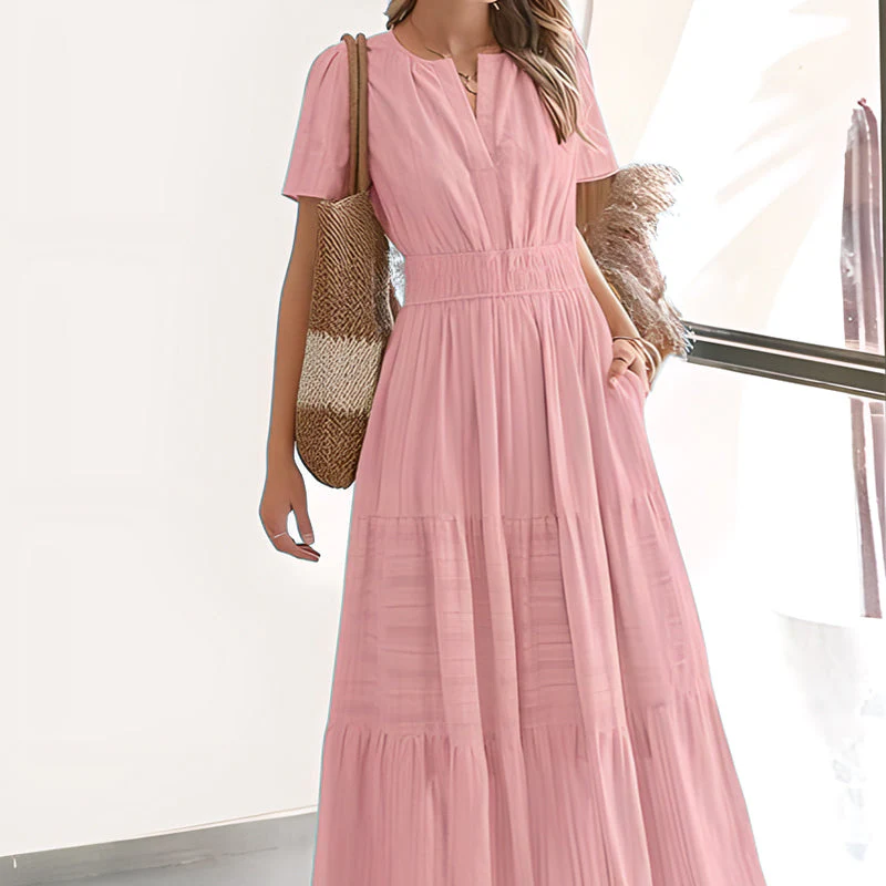 💕SPRING HOT SALE 50% OFF💕Women's Boho Chic Smocked Waist Maxi Dress - Image 5