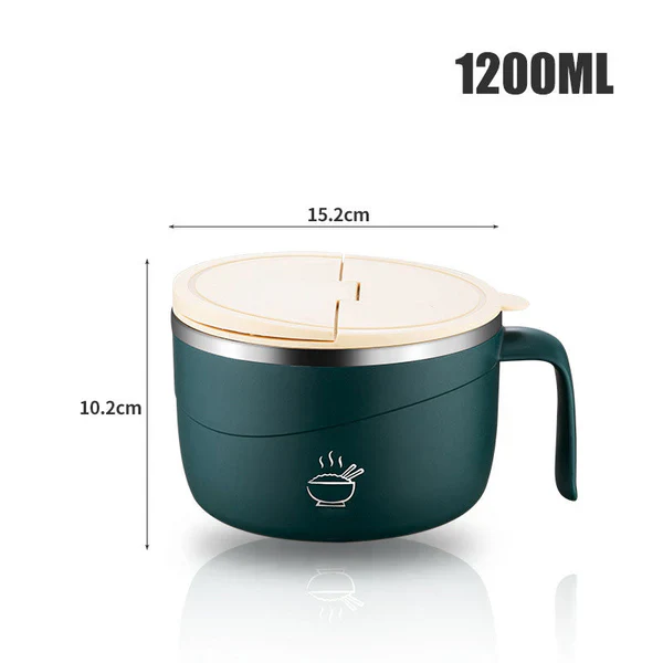 ⏳LAST DAY SALE 50% OFF💕304 Stainless Steel Multi-Purpose Anti-Scald Large-Capacity Instant Noodle Bowl - Image 5