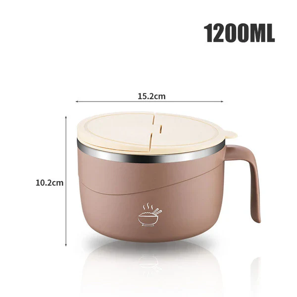 ⏳LAST DAY SALE 50% OFF💕304 Stainless Steel Multi-Purpose Anti-Scald Large-Capacity Instant Noodle Bowl - Image 8