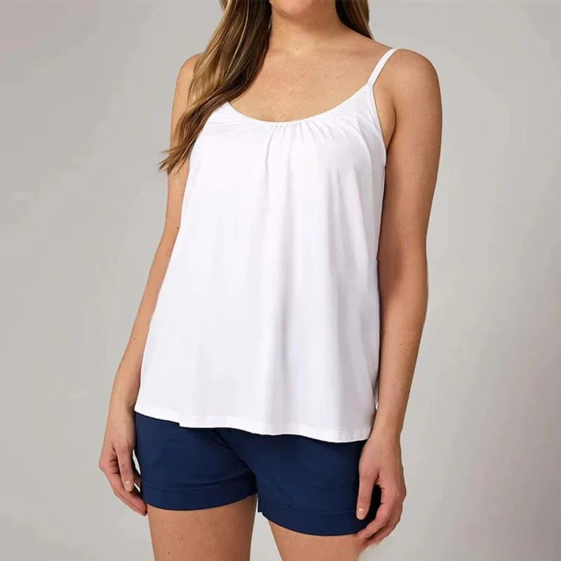 🏆LAST DAY SALE 49% OFF - Loose-fitting Tank Top With Built-in Bra - Image 32