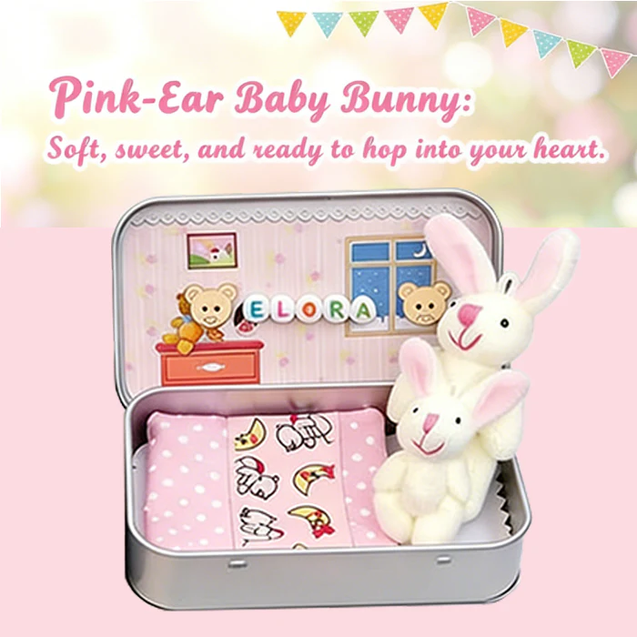 🎉Easter Best Gift 50% OFF🎁🐇Bunny Mummy Tiny Plush Pocket Tin - Image 4