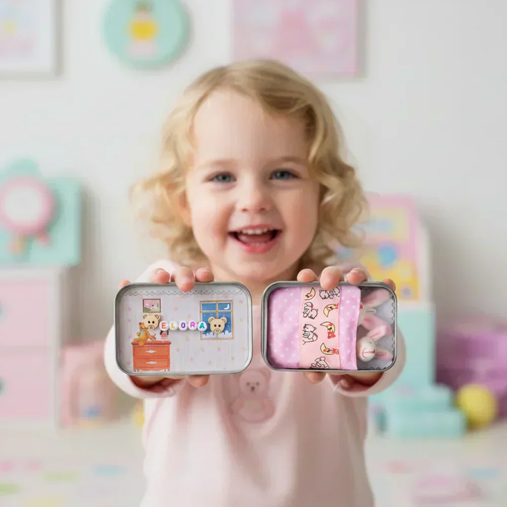 🎉Easter Best Gift 50% OFF🎁🐇Bunny Mummy Tiny Plush Pocket Tin - Image 5