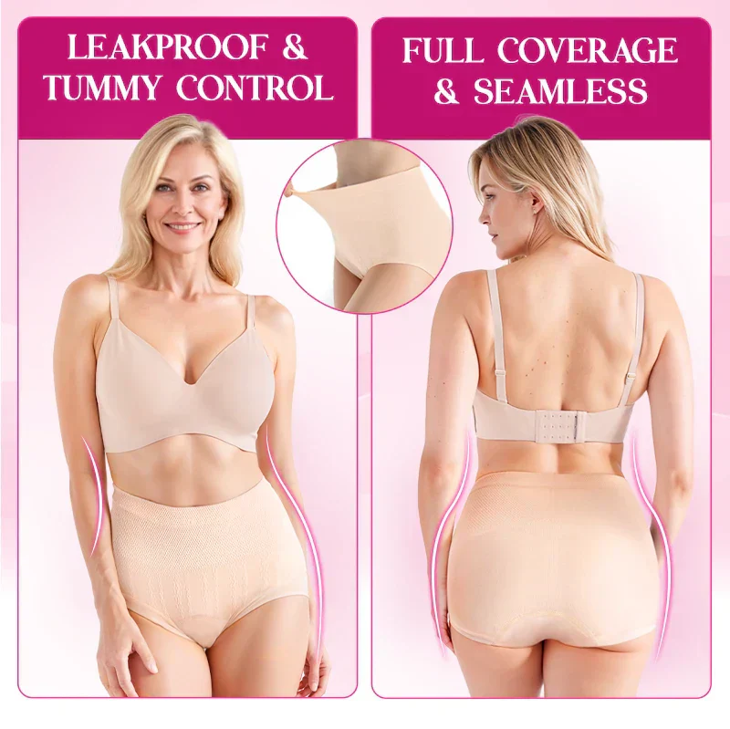 💥LAST DAY SALE 70% OFF💞Leakproof High-Waist Tummy-Control Butt-Lifting Panties - Image 5