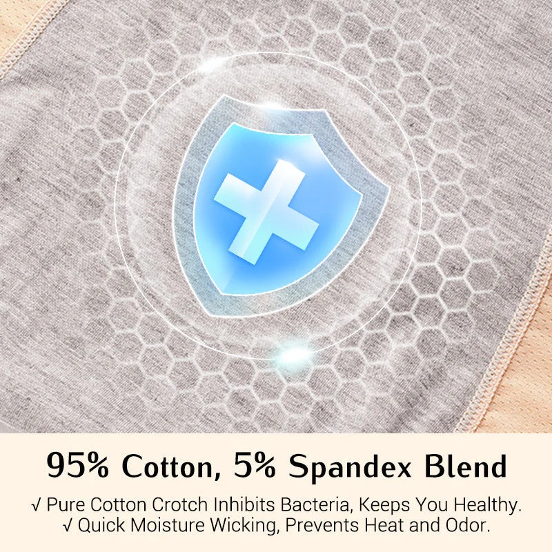 ⏳LAST DAY SALE: ￡8.99 FOR 3 PACKS!!🔥Women's Plus Size Cotton High Waisted Briefs 3-Pack - Image 6