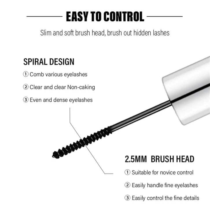 💖LAST DAY SPECIAL PRICE: ￡6.99!!💖Thick, Curling, Long-lasting Mascara, Waterproof, Sweat-proof, Lengthening, Non-smudged - Image 4