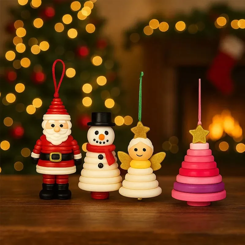 ⏰Last Day Promotion: BUY 2 GET 1 FREE!!✨DIY Button Ornament Kit🎅🎄 - Image 6