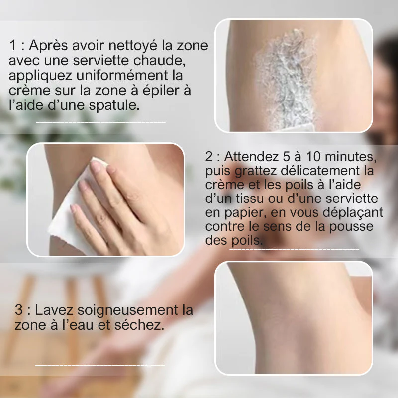 🌈250g gentle hair removal cream for men and women, suitable for multiple body parts💥 - Image 6